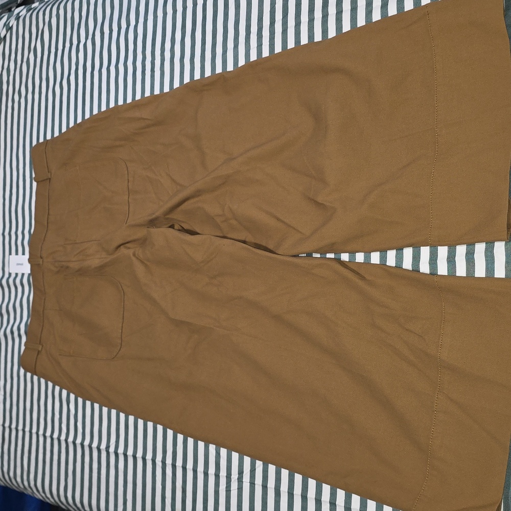 SPANXsupersmooth™ Stretch Twill Cropped Wide Leg Pant In Flax - Picture 7 of 11